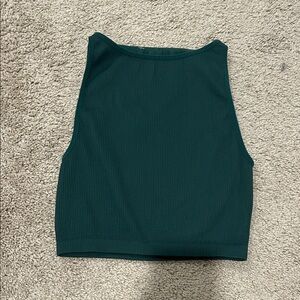 Cotton On Dark Green Crop Top